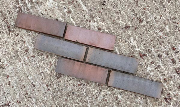 mixed brindle brick sized quarry tiles